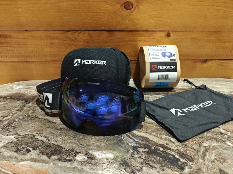 UNI LYŽIARSKE OKULIARE MARKER ULTRA FLEX L + BLUE MIRROR